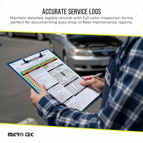 Pack of 250 Vehicle Inspection Report Forms 2-Part Carbonless 8.5 x 11
