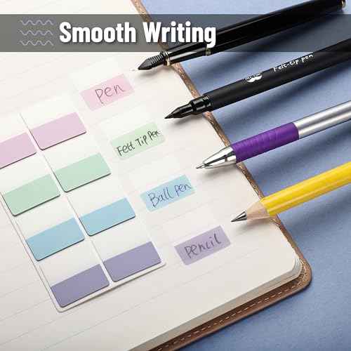 Mr. Pen- Sticky Index Tabs, 240 Pcs, Pastel Sticky Tabs for Notebooks, Page Markers, Page Tabs for Binders, Page Tabs Sticky Tabs for Books, Notebook Tabs, Book Sticky Tabs for Notebooks