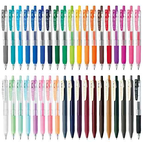 ZEBRA JJ15-38C-AZ Gel Ballpoint Pen Sarasa Clip 0.5mm 38 Colors