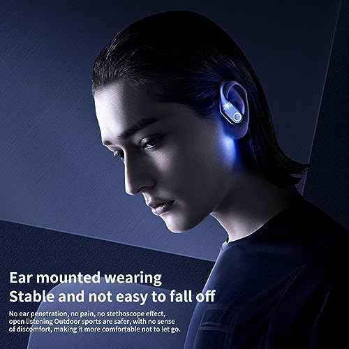 FOSA Translator Earbuds, Mini Bluetooth Translator Headphones 144 Languages Stereo Translator Earphones with Charging Case (Black)