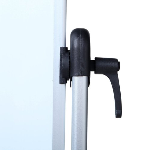 VIZ-PRO Double-Sided Light Magnetic Mobile Whiteboard, 48 X 36 Inches, Aluminium Frame & Stand