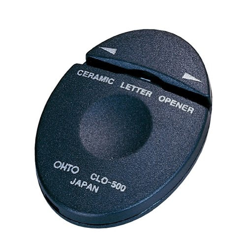 Auto Letter Opener Ceramic Blade Black CLO-500 - Japanese Safety Letter Opener