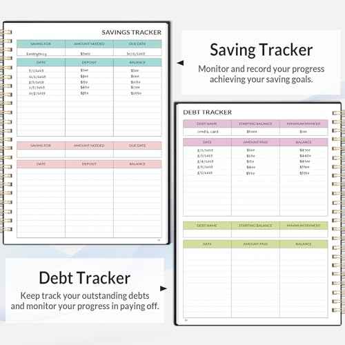 2026 Budget Planner - Monthly Budget Book from JAN 2026 - DEC 2026 with Expense Tracker Notebook, A5 Size (6.4" x 8.3") Bill Organizer & Finance Planner Account Book to Manage Your Finances, Black