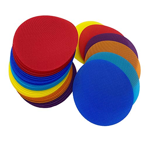 Anitor Carpet Markers 5" Circle Pack of 30 for Kids Classroom & Training
