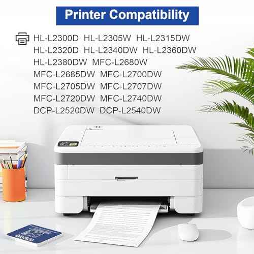 TN630 Black Toner Cartridge Replacement for Brother TN 630 TN-630 Toner for HL-L2300D HL-L2305W HL-L2320D HL-L2360DW HL-L2380DW MFC-L2680W MFC-L2700DW MFC-L2720DW DCP-L2540DW Printer - 2 Pack