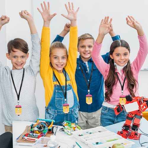 Hall Passes for Classrooms: 6 Pcs Wooden Pencil Hall Pass Unbreakable for Students Teachers, Bathroom Restroom Passes with Lanyards for Elementary Middle, Classroom Must Haves Back to School Supplies
