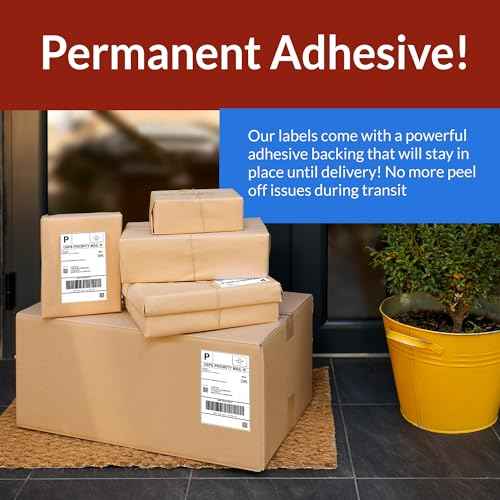 Reli. Thermal Shipping Labels (2400 Sheets) 4x6 Label Rolls | Direct Heat Printer Paper | Shipping Stickers Compatible w/Rollo Thermal Printer (8 Rolls, 4"x6", White)