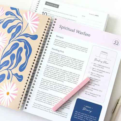 The Bible in a Year A 52-Week Study for Women, Spiral Bible In a Year 52 Week Study, Spiral Bible Study Guide, (A5 8.27 * 5.83in)