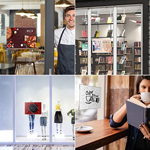 15 Pcs 8.5"¡¿11 Acrylic Sign Holder Wall Mount, Horizontal, No Drilling Clear Wall Frame, Door Sign Holder with Adhesive Tape, for Offices Shop, Promotions, Homes Restaurants, Photo, Picture, Events, Meeting