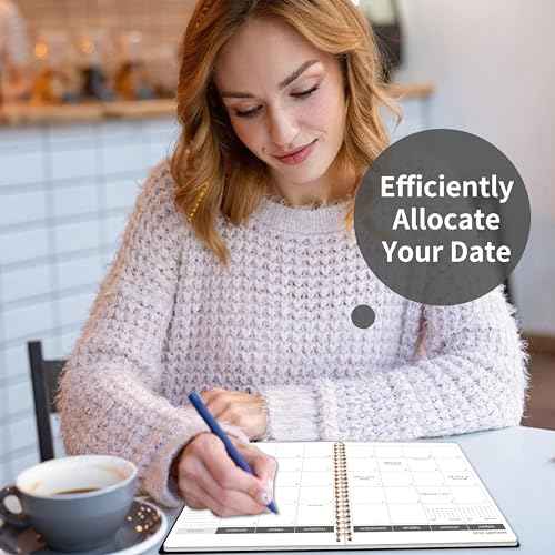 Monthly Planner 2026-2027, 2026 Calendar 24 Months Planner, Jan 2026 - Dec 2027, 8.6" x 11", Academic Calendar Hard PVC Cover with Spiral Bound, Perfect for School & Office for Women & Men