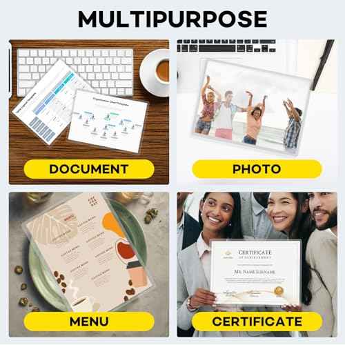 300 Pack Laminating Sheets, 3 Mil, 9 x 11.5 Inches Thermal Laminating Pouches Lamination Sheet Paper for Laminator, Clear, Letter Size, Office and School Supplies