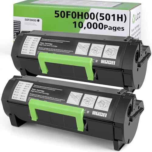 501H 50F1H00 High Yield Toner Cartridge (5,000 Pages) for Lexmark MS310dn MS310d MS312dn MS315dn MS410dn MS415dn MS510dn MS510dtn MS610dn MS610de Compatible for Lexmark 50F1000 Ink Cartridge (Black)