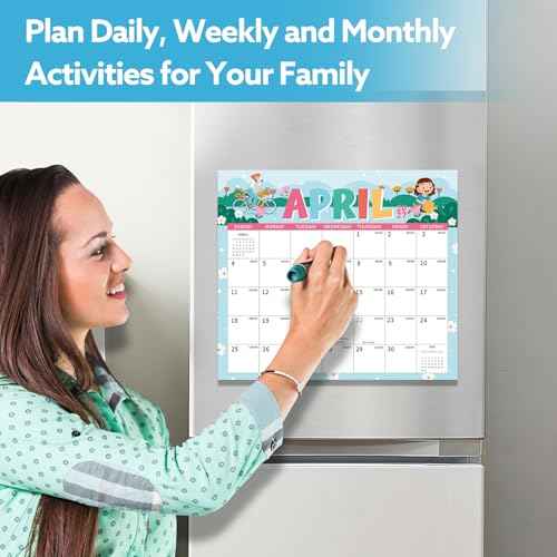 2026-2027 Magnetic Fridge Calendar, 18 Month Fridge Calendar Runs from January 2026 to June 2027 Magnetic Calendars for Refrigerator for Personal Planning and Organizing, Festival Style