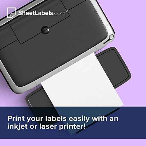 Return Address Labels from SheetLabels.com, 1-3/4" x 1/2", Laser or Inkjet Printable, Easy to Peel, 8000 Labels - 100 Sheets