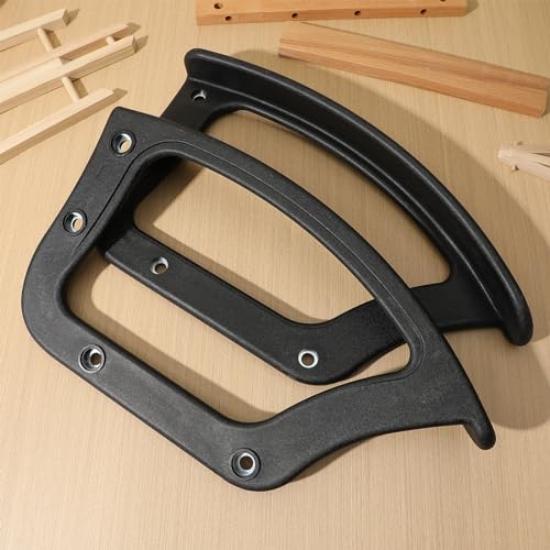 Veemoon 2pcs Office Chair Armrest Rings Plastic Replacement for Desk Gaming Chairs Fit Arm Rest Accessories for Office Workers