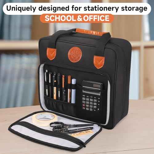 3 Ring Zipper Binder 3 Inch Binder with Zipper Shoulder Strap 700 Sheet Capacity & Multi-Pockets School Fits 13 Inch Laptop,3-in-1 Shoulder/Backpack/Handle