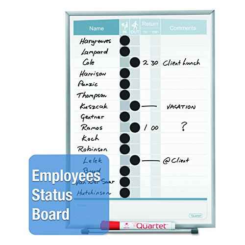 Quartet Matrix Modular Magnetic Whiteboard, 23" x 23", Includes Tray and Marker, Silver Aluminum Frame (M2323)