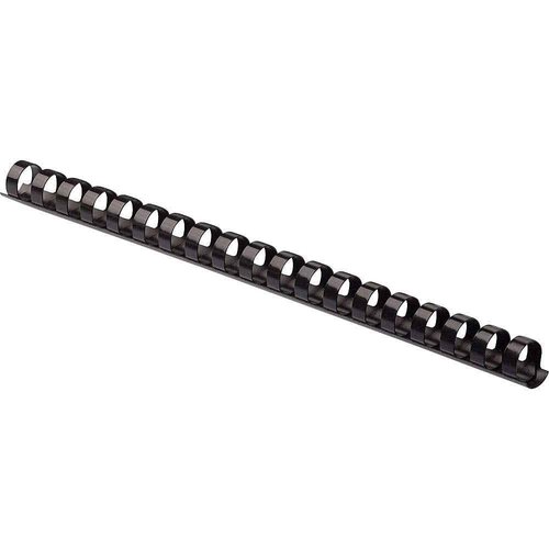 Fellowes 52089 Binding Presentation Covers, 8mil, Letter, 100 Pack, Clear & Plastic Binding Comb 3/8" Black, 100Pack