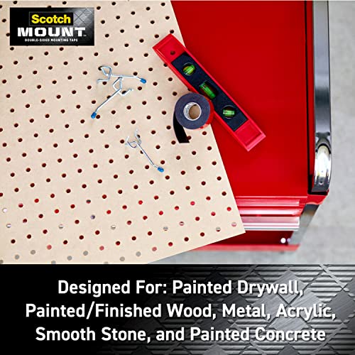 Scotch‑Mount Extreme Double‑Sided Mounting Strips – 8 Strips per Pack (8 Count)