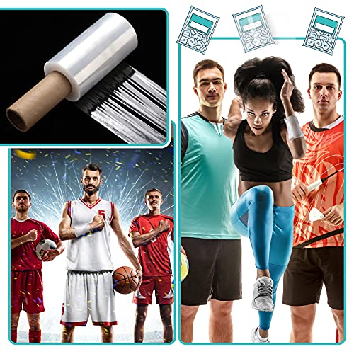 Outus 5" x 500ft Clear Stretch Wrap Film with Handle for Tattoo