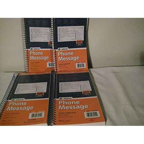 Spiral Bound Phone Message Books