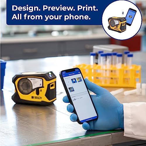 Brady M211 Portable Bluetooth Monochrome Label Printer - Yellow/Black, Model
