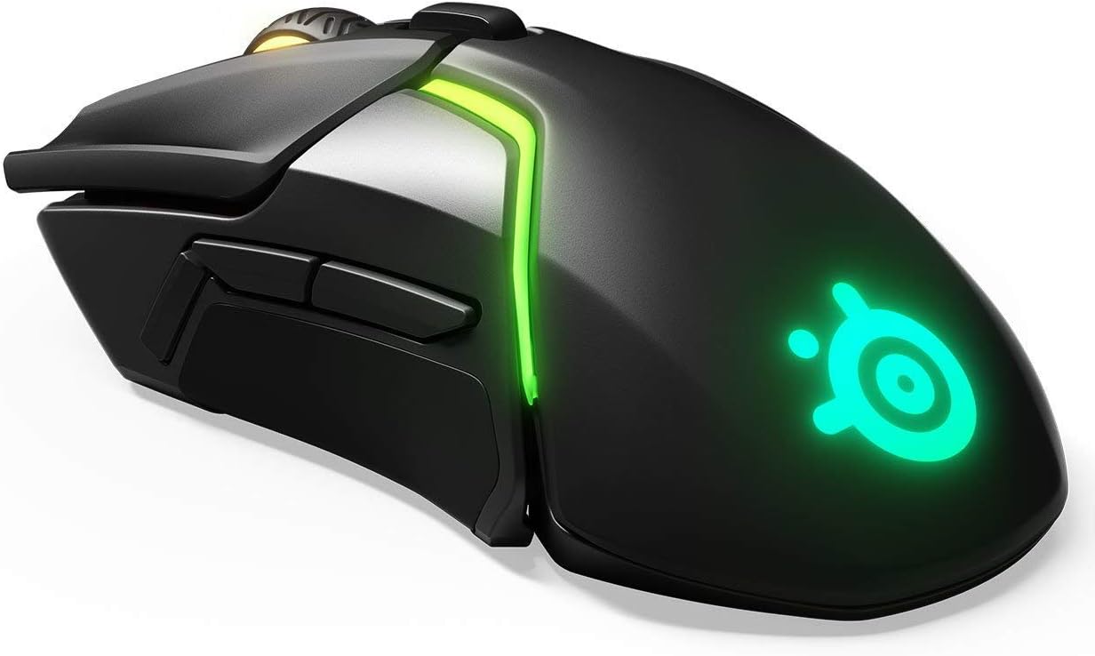 SteelSeries Rival 650 Wireless Gaming Mouse - Rapid Charging, 12,000 CPI Dual Sensor, RGB Lighting