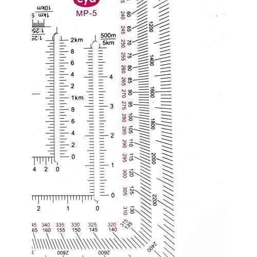 New and Improved Version Military Style MGRS/UTM Coordinate Grid Reader, and Protractor,Coordinate Scale Map Reading and Land Navigation Topographical Map Scale