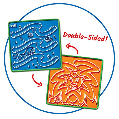 hand2mind Mindful Maze Boards, Tactile Sensory Toys for Toddlers, Anxiety Relief Items, Calm Down Corner Supplies, Emotional Regulation Tools for Kids, Play Therapy Toys, Mindfulness Gifts