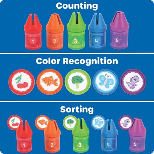 Learning Resources Counting Crayons - Educational Toddler Counting & Sorting Toys