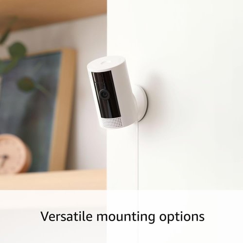 Ring Indoor Cam (newest model) — Home or business security in 1080p HD video, Charcoal