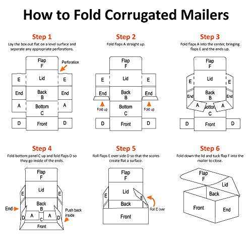 Ship Now Supply SNM842 Corrugated Mailers, 8"L x 4"W x 2"H, White (Pack of 50)