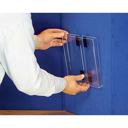 Trade Show Presentation Board, 10 Panels, Double Sided, with or Without (3) 150W Lights, Hook & Loop-Receptive