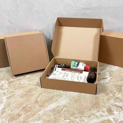 13 x 10 x 3 inch Shipping Boxes Set of 20£¬ Brown Corrugated Cardboard Box Mailer Boxes for Packaging Small Business Shipping£¬Mailing Boxes Bulk for Birthday Wedding Party Book Literature Gift Giving