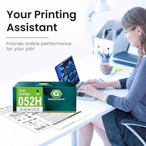 GREENBOX 052H Black Toner Cartridge Replacement for Canon CRG052H 2200C001 Toner Cartridge High Yield for imageCLASS MF429dw MF426dw MF424dw LBP215dw LBP214dw i-SENSYS LBP212dw MF429x Printer, 2-Pack