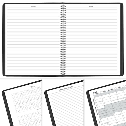 AT-A-GLANCE 2027 Monthly Planner Black 15-Month Jan-Mar 9x11 Inches