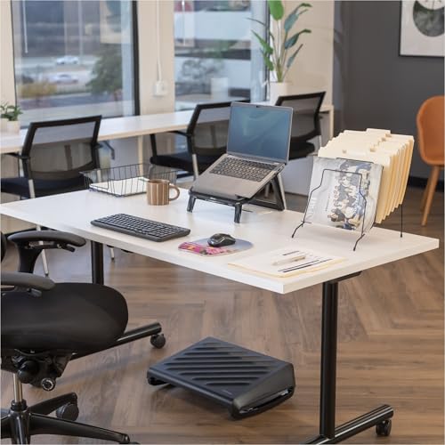 Fellowes 3-Inch Letter Desk Tray Organizer, Wire, Black, 14.1 x 10 x 3 inches