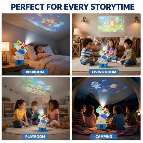 Adjustable Projector Stand for Little Tikes Story Dream Machine with Wall Ceiling Mount & Storage