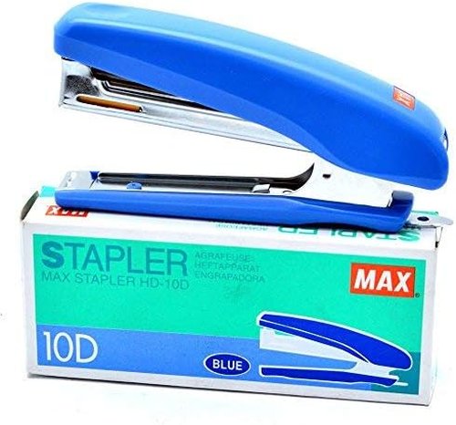 Max Stapler HD-10D | Heavy-Duty Stapler with 2000 Staples Included - Ideal for Office Use