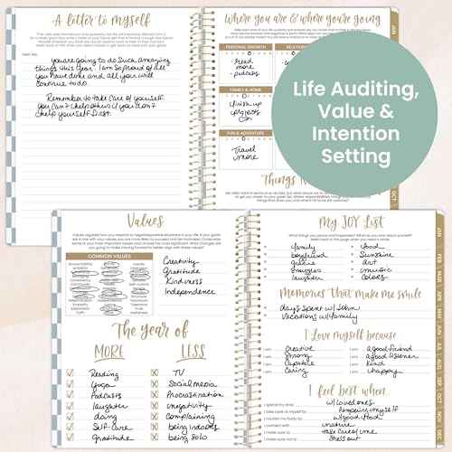 bloom daily planners 2026 Planner (January to December) - 8.5¡± x 11¡± Weekly & Monthly Dated Agenda Organizer Book with Stickers & Tabs - Flexible Soft Cover - Checkered