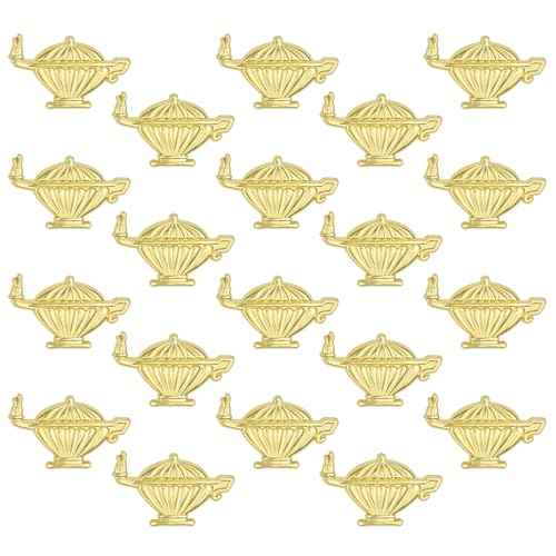 SHOP AWARDS AND GIFTS Gold Lamp of Learning Chenille Lapel Pins for Students Appreciation Award School, Bulk Pack of 20, Poly Bagged, 1-1/8 Inch