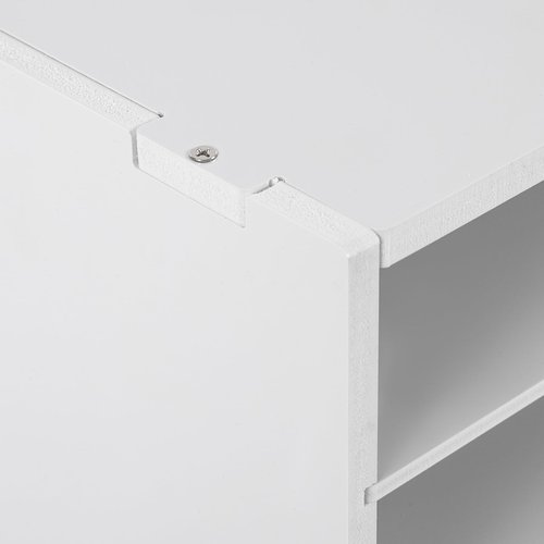 MhdunueSK Mailbox for Classroom 24 Slots, Mail Sorter, Paper Organizer Storage, Mail Organizer for Home Library Office Classroom (White, 24 Slots)