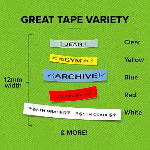 DYMO Label Maker Machine with Tape - 100H LetraTag Handheld, Comes with 3 LT label tapes. Great for Home & Office Organization