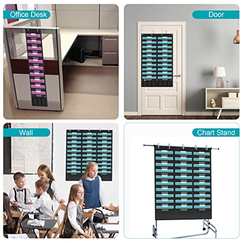 KIKIGOAL 20 Pockets Hanging Wall File Organizer - Heavy Duty Office & Classroom Storage