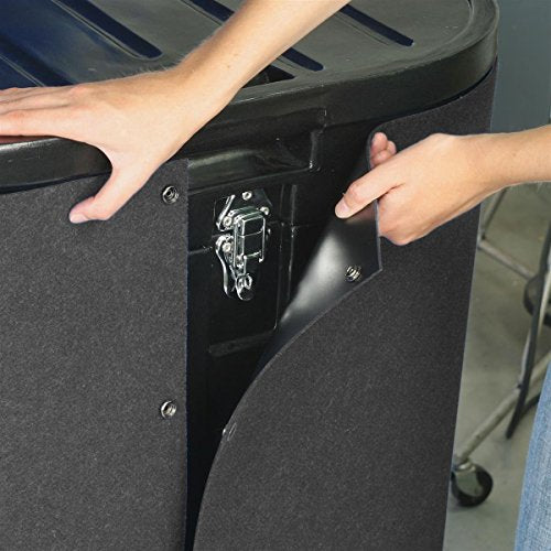 Pop Up Booth, Curved 8ft Wall - Black Hook & Loop Receptive Fabric