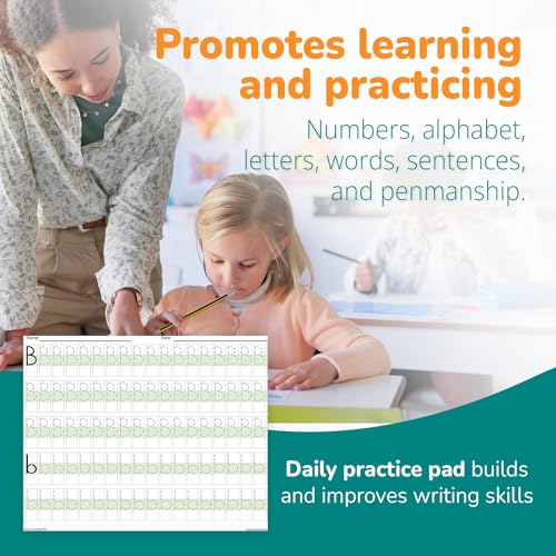 Channie's Easy Peasy Alphabet Tracing & Handwriting Workbook for Pre-K & Kindergarten – Includes Color-Coded Blocks, Sibling Variation