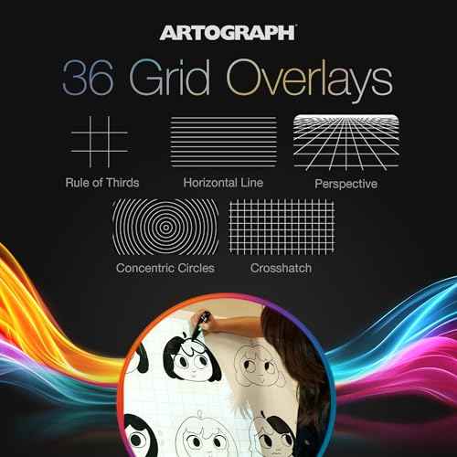 Artograph Smart HD Digital Art Projector with Remote, Wi Fi, and Case + Mini Tripod Tabletop & Handheld Stand for Digital Projectors & Phones