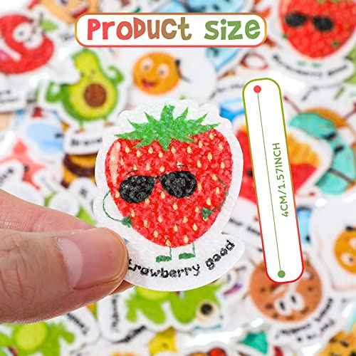 50 Pcs Anxiety Sensory Stickers Calm Stickers Reusable Sensory Strips Adhesive Textured Strips Toys Stress Anxiety Relief Items for Adult Teen Classroom Desk Office Fidget Supplies (Inspiration)