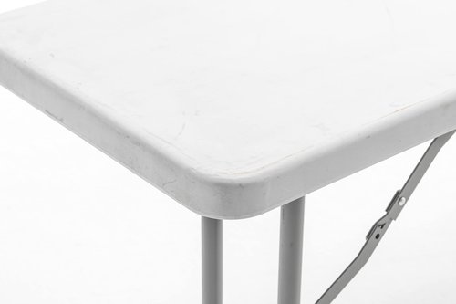 BTEXPERT 6-Foot - 72" Long White Granite Plastic Folding Seminar Training Table Portable 18" Wide Narrow, 29" High, Events Indoor Outdoor Lightweight Set of 2