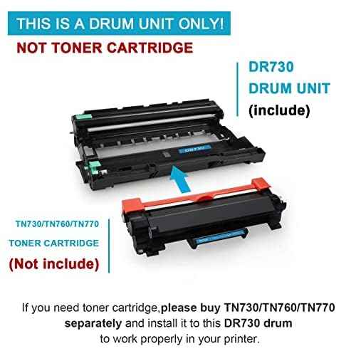 Compatible Drum Unit Brother DR730 DR-730 Imaging Drum 1-Pack, use for Brother HL-L2350DW DCP-L2550DW MFC-L2710DW MFC-L2750DW HL-L2395DW HL-L2390DW HL-L2370DW Printer